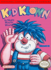 NES - Kid Klown in Night Mayor World Box Art Front