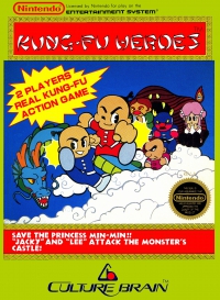 NES - Kung Fu Heroes Box Art Front