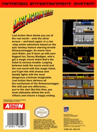 NES - Last Action Hero Box Art Back