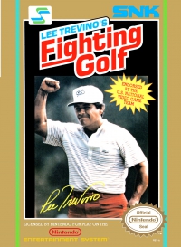 NES - Lee Trevino's Fighting Golf Box Art Front