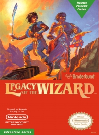 NES - Legacy of the Wizard Box Art Front