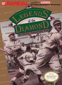 NES - Legends of the Diamond Box Art Front