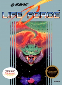 NES - Life Force Box Art Front