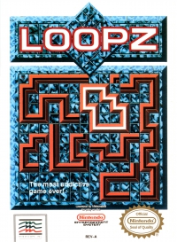 NES - Loopz Box Art Front