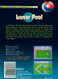 NES - Lunar Pool Box Art Back