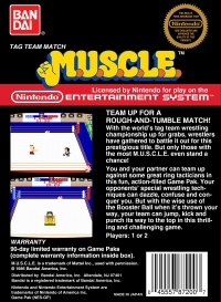 NES - MUSCLE Box Art Back