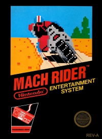 NES - Mach Rider Box Art Front
