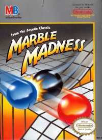 NES - Marble Madness Box Art Front
