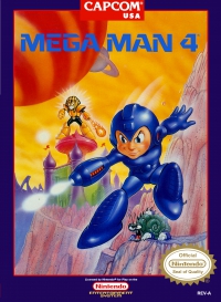 NES - Mega Man 4 Box Art Front