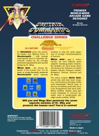 NES - Mega Man Box Art Back