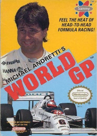 NES - Michael Andretti's World GP Box Art Front
