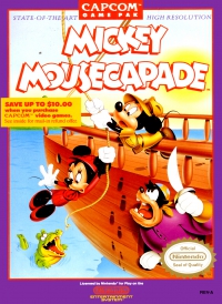 NES - Mickey Mousecapade Box Art Front