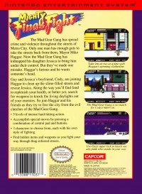 NES - Mighty Final Fight Box Art Back