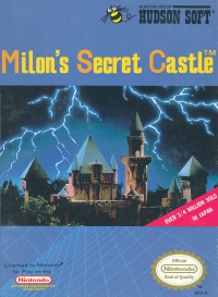 NES - Milon's Secret Castle Box Art Front
