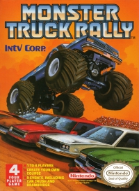NES - Monster Truck Rally Box Art Front