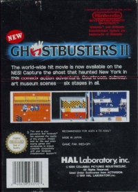 NES - New Ghostbusters II Box Art Back