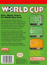 NES - Nintendo World Cup Box Art Back