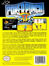 NES - Power Punch II Box Art Back