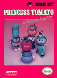 NES - Princess Tomato in the Salad Kingdom Box Art Front