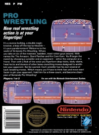 NES - Pro Wrestling Box Art Back