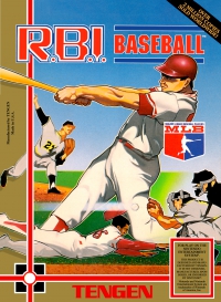 NES - RBI Baseball Box Art Front