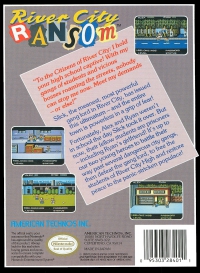 NES - River City Ransom Box Art Back