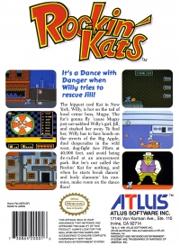 NES - Rockin' Kats Box Art Back