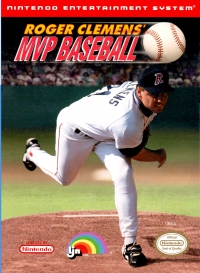 NES - Roger Clemens' MVP Baseball Box Art Front