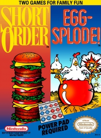 NES - Short Order Eggsplode Box Art Front