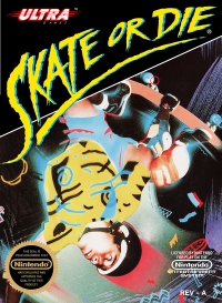 NES - Skate or Die Box Art Front