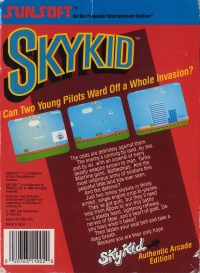NES - Sky Kid Box Art Back