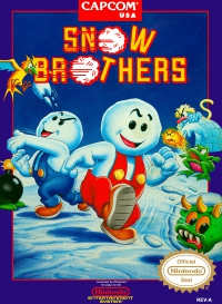 NES - Snow Brothers Box Art Front