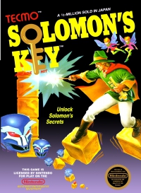 NES - Solomon's Key Box Art Front