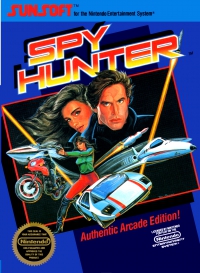 NES - Spy Hunter Box Art Front