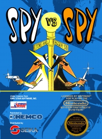NES - Spy vs Spy Box Art Front