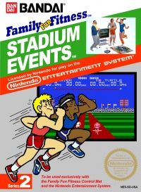 NES - Stadium Events Box Art Front