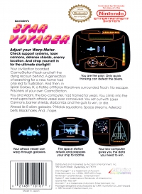NES - Star Voyager Box Art Back