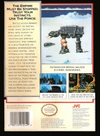 NES - Star Wars The Empire Strikes Back Box Art Back