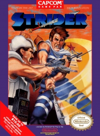 NES - Strider Box Art Front