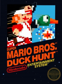 NES - Super Mario Bros Duck Hunt Box Art Front