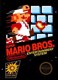 NES - Super Mario Bros Box Art Front