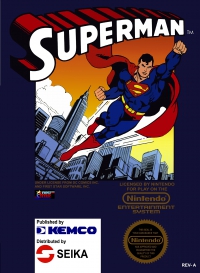 NES - Superman Box Art Front