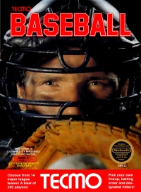 NES - Tecmo Baseball Box Art Front