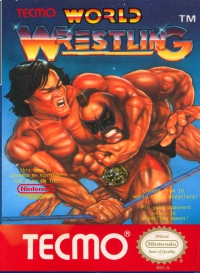 NES - Tecmo World Wrestling Box Art Front