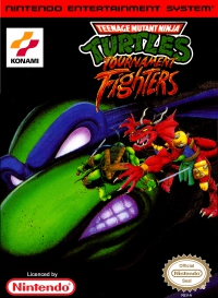 NES - Teenage Mutant Ninja Turtles Tournament Fighters Box Art Front