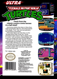 NES - Teenage Mutant Ninja Turtles Box Art Back