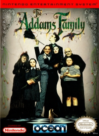NES - The Addams Family Box Art Front