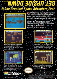 NES - The Adventures of Rad Gravity Box Art Back