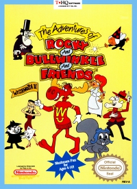NES - The Adventures of Rocky and Bullwinkle and Friends Box Art Front