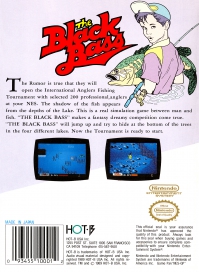 NES - The Black Bass Box Art Back